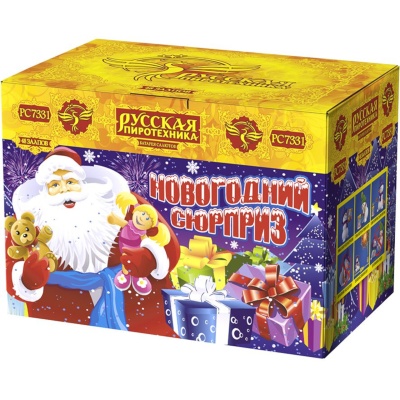 Новогодний сюрприз New Батарея салютов купить в Казани | kazan.salutsklad.ru