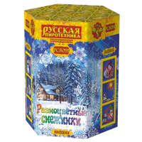 Разноцветные снежинки New Фейерверк купить в Казани | kazan.salutsklad.ru