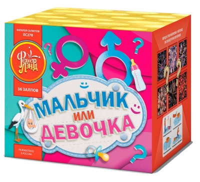 Мальчик или девочка М Фейерверк купить в Казани | kazan.salutsklad.ru